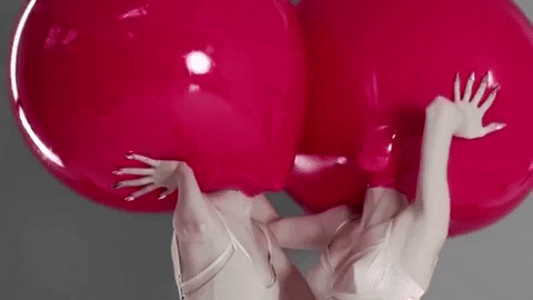 Image result for balloon heads gif
