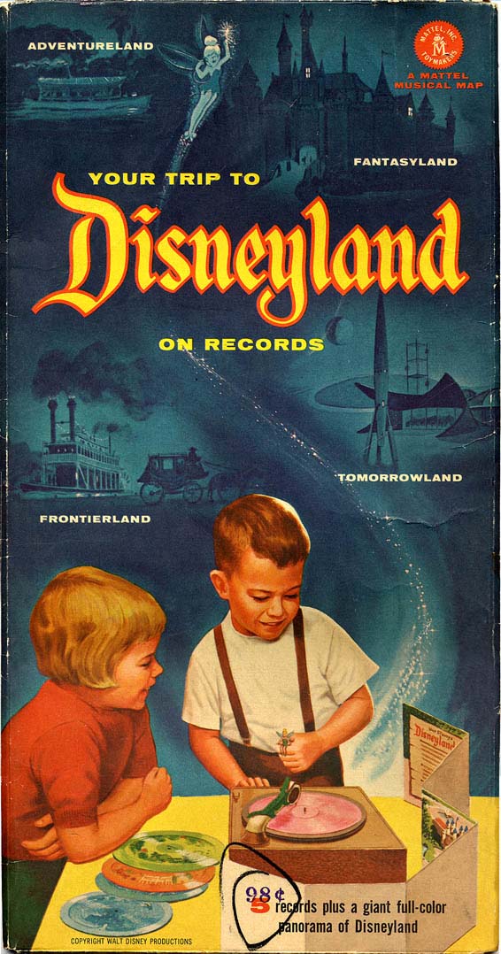 Disneyland / Mattel Musical Map