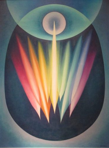 Cosmic Egg Series No. 1 (Creative Forces) by Emil Bisttram, 1936