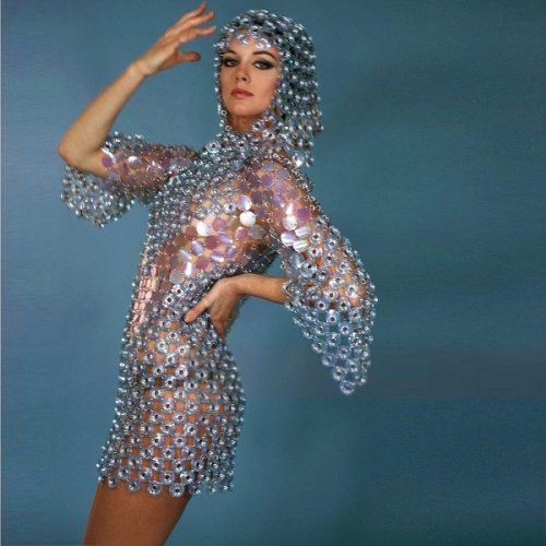 Anny Duperey in Paco Rabanne, 1969