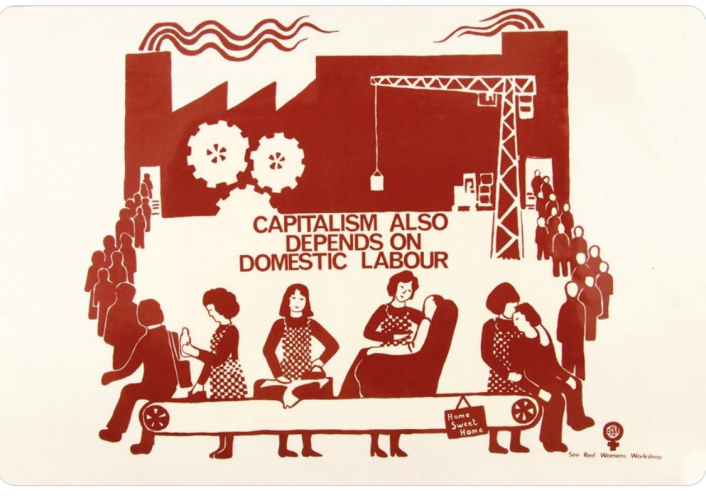 Capitalism also Depends on Domestic Labor by Red Women's Workshop