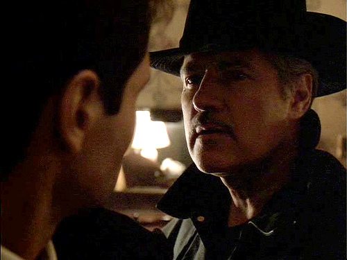 RIP, Alex Trebek, pictured here as Man in Black #2 in the X-Files Season 3 episode, "Jose Chung's 'From Outer Space,'" AKA one of the greatest hours of television ever presented.