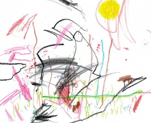 Sneaky Snake by IVO, age 3. Send your art (and anything else) to Doubledip@wfmu.org