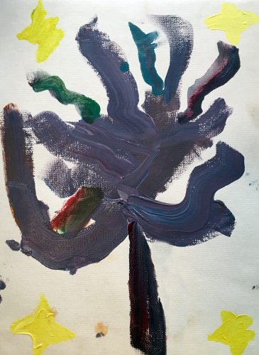Tree by Ollie age 5. Send your art to Doubledip@wfmu.org